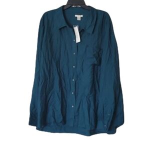 NWT Westbound button down shirt top plus size